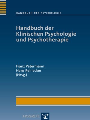 cover image of Handbuch der Klinischen Psychologie und Psychotherapie